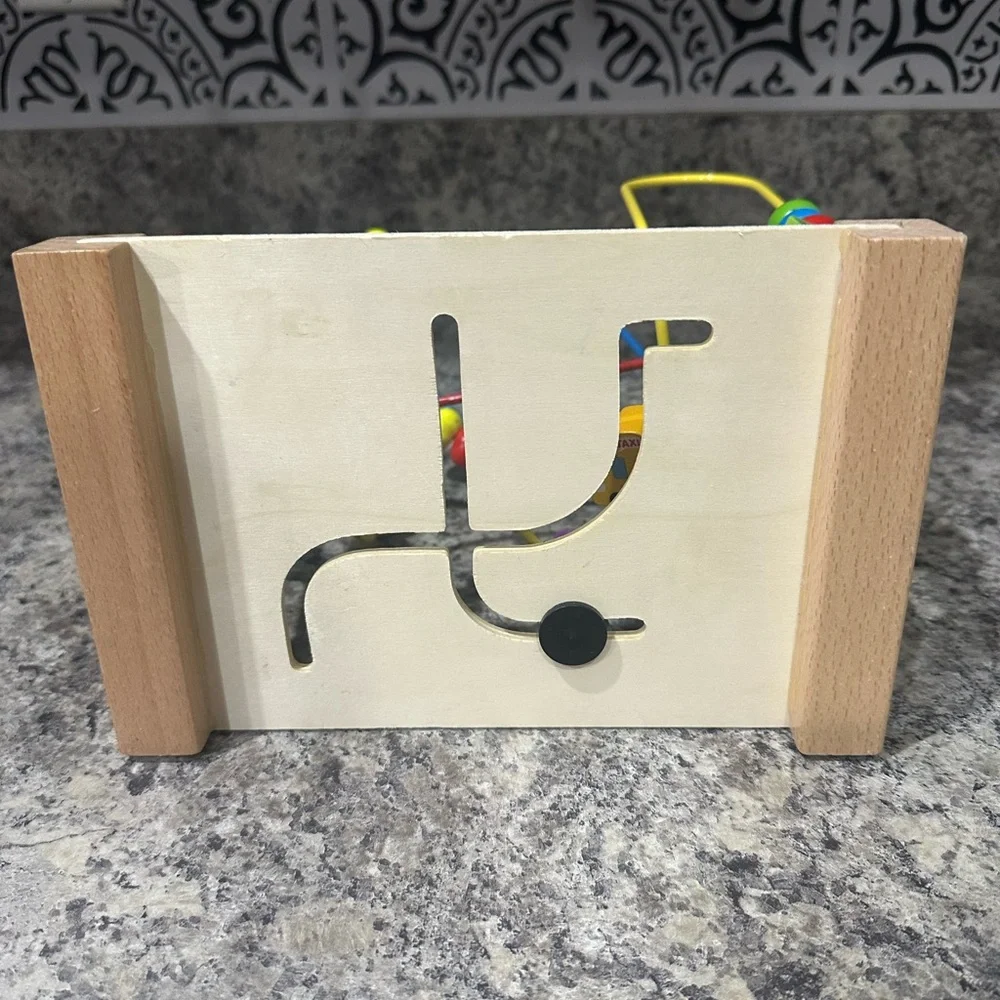 Bead Maze Activity Roller Coaster Toy Cars
